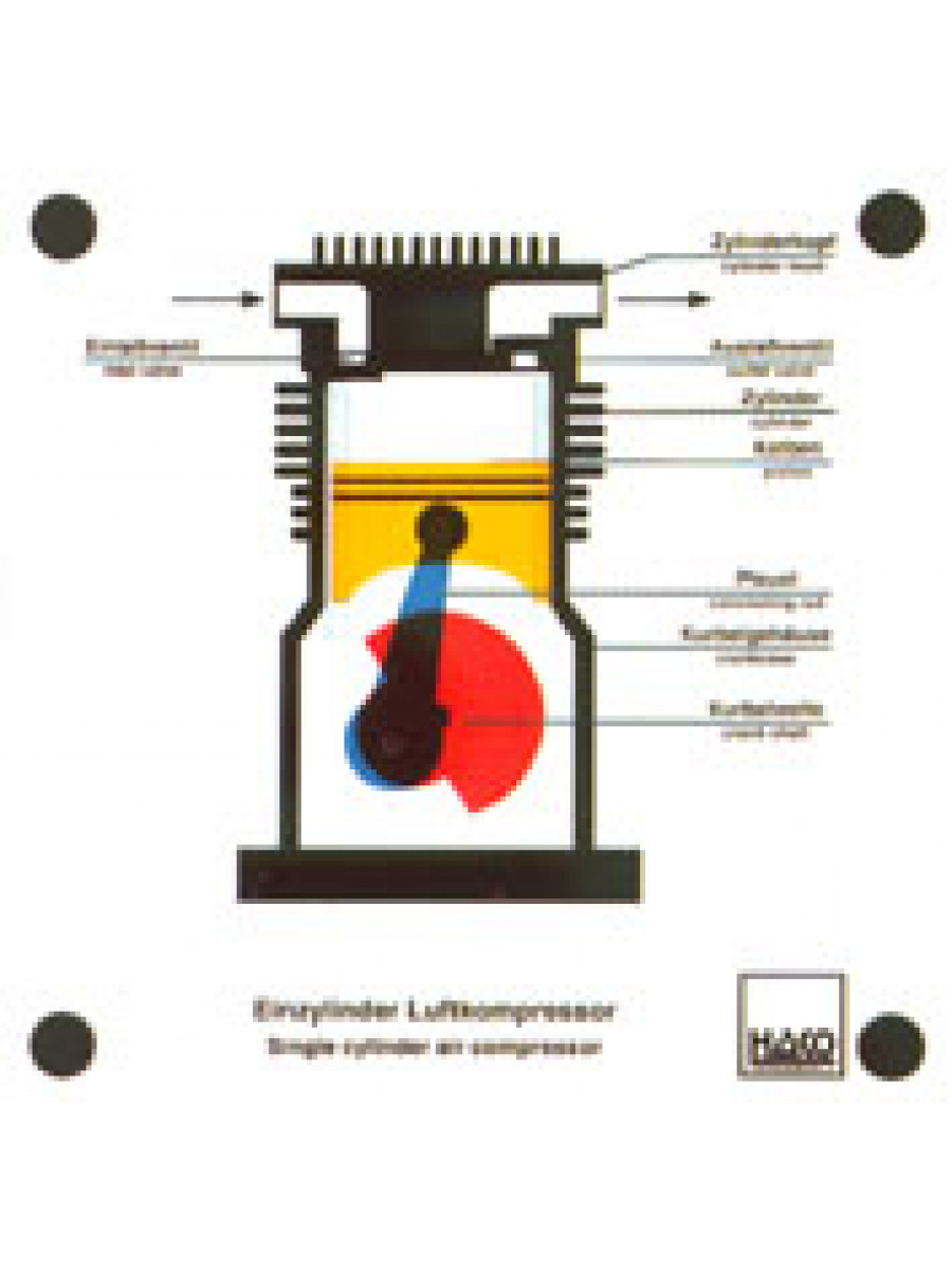 Single-cylinder air compressor