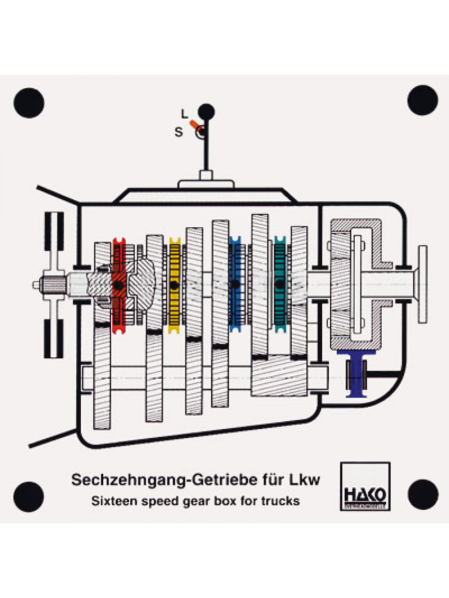 Sechszehngang-Getriebe LKW