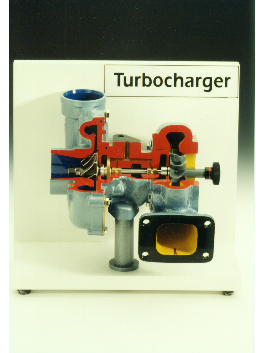 Turbo Charger Cutaway Model (Genuine Part)